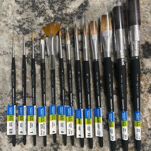 Princeton: Aqua Elite Series - Synthetic Watercolor Paint Brush Bundle (13)